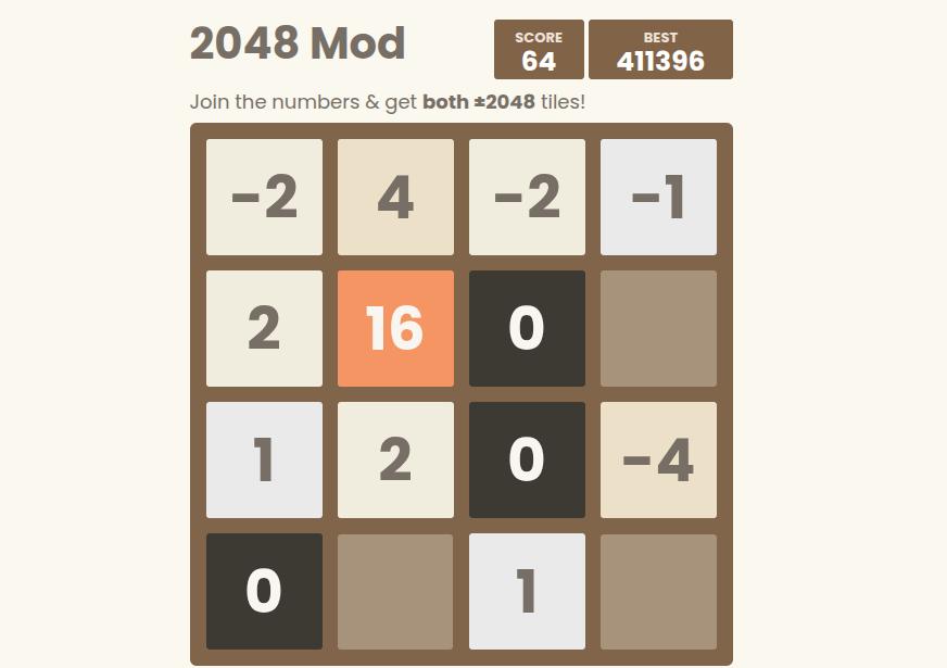 2048 Mod Play Game Online