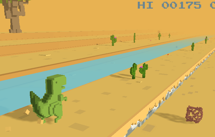 恐竜ゲーム3Dのスクリーンショット
